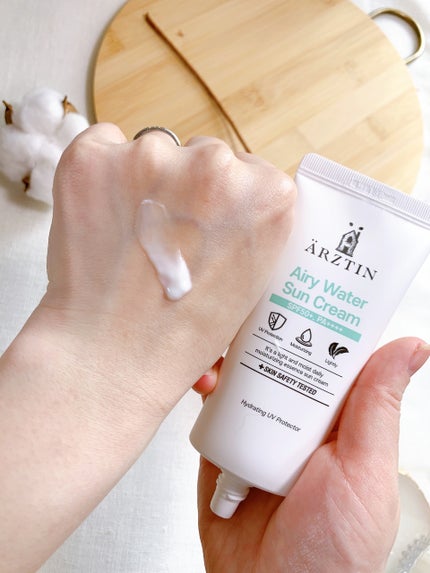 エアリーウォーターサンクリーム/エルツティン/日焼け止めクリームを使ったクチコミ(6枚目)