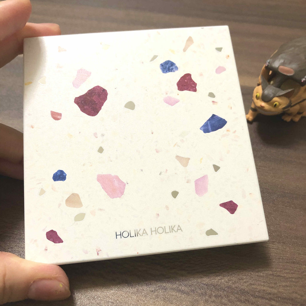 TERRAZZO Shadow palette 01/HOLIKA HOLIKA/アイシャドウパレットを使ったクチコミ（1枚目）