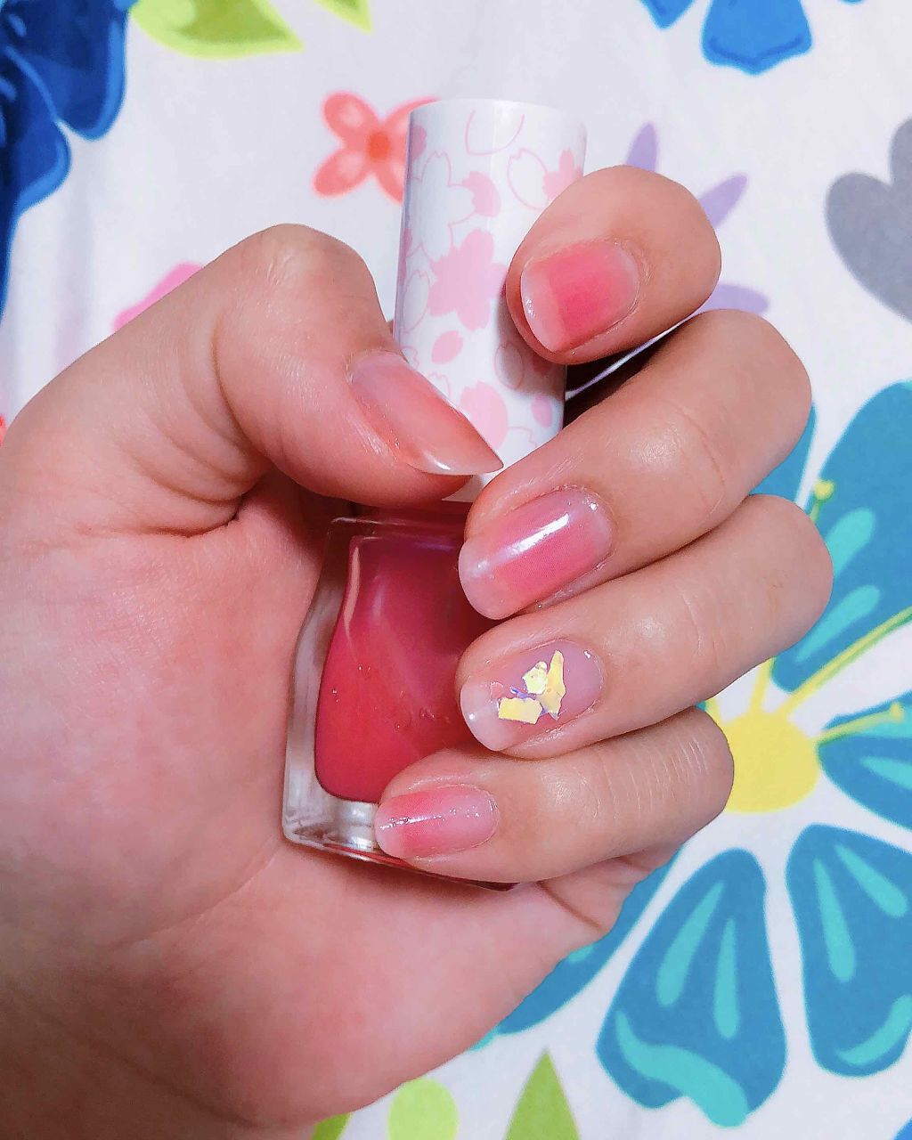 エテュセ ジェルカラーコート/ettusais/オールインワンネイルを使ったクチコミ(1枚目)