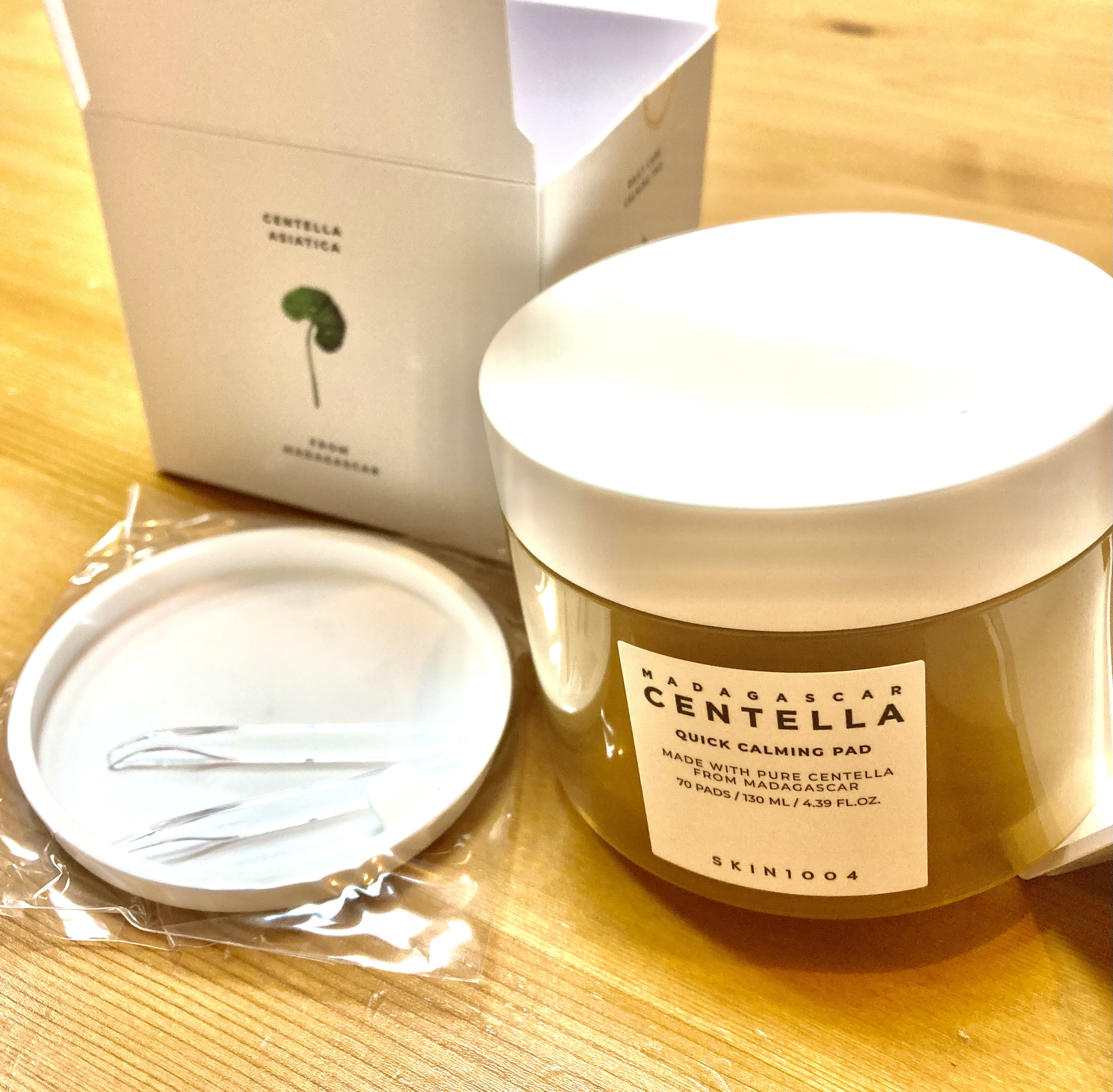 センテラ クイックカーミングパッド/SKIN1004/トナーパッドを使ったクチコミ（2枚目）