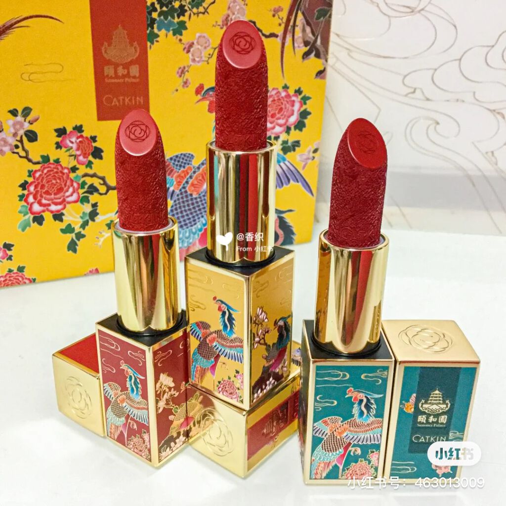 頤和園 コラボ 彫刻口紅/CATKIN/口紅を使ったクチコミ(1枚目)