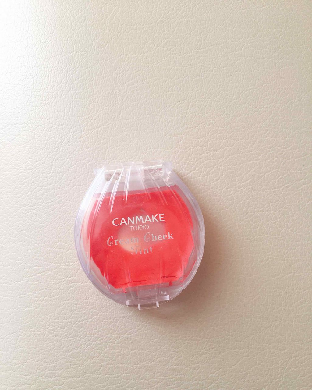 クリームチーク ティント 02 ハッピーストロベリー/キャンメイク/ジェル・クリームチークを使ったクチコミ（1枚目）