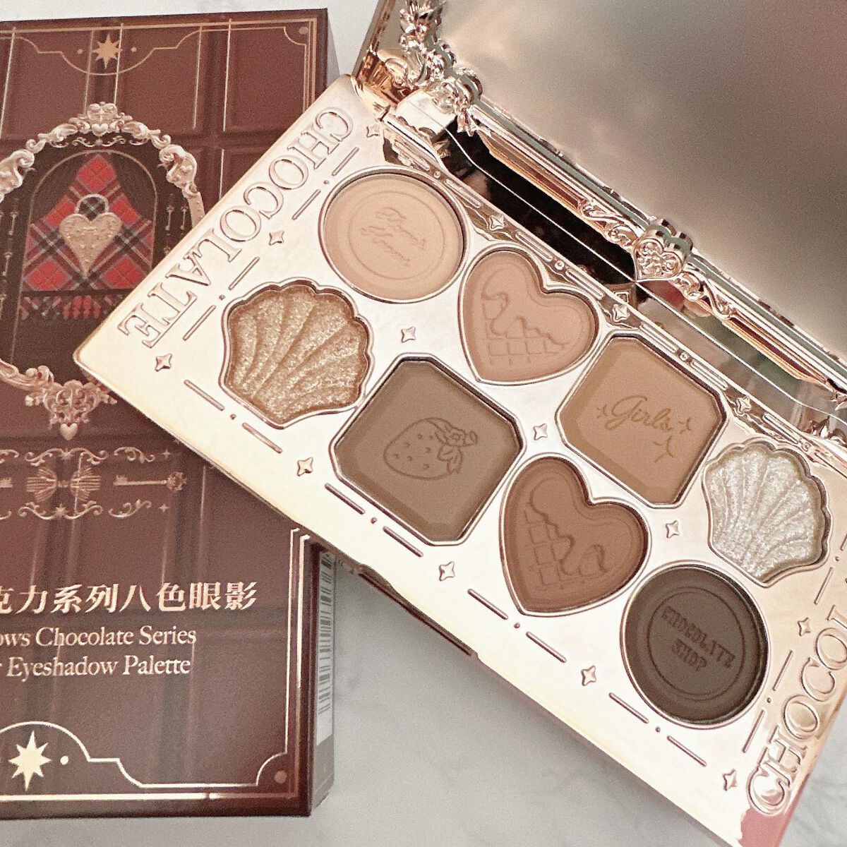 FlowerNodesアイシャドウパレット 5個セット【チョコ無し】 FlowerNodesアイシャドウパレット 5個セット【チョコ無し