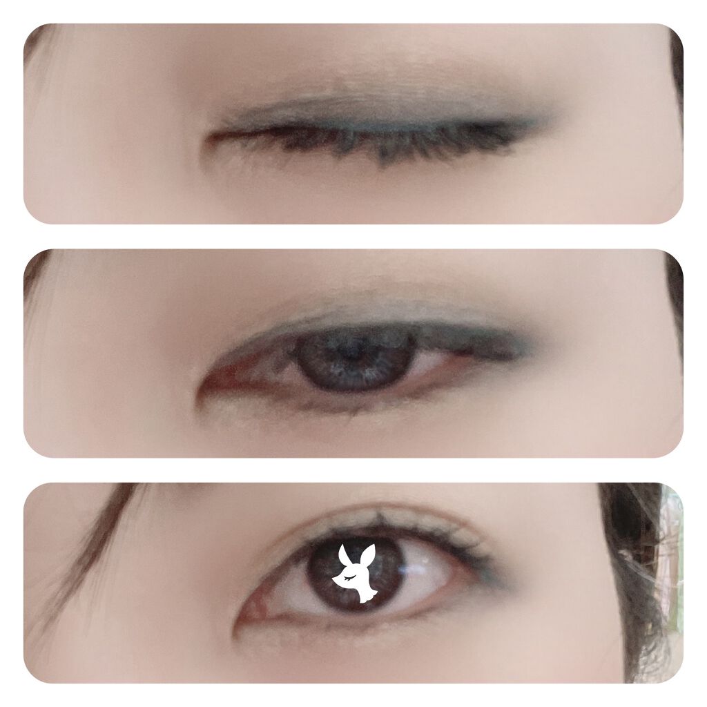 カラーインパクト リキッドライナー GR741(限定)/Visée/リキッドアイライナーを使ったクチコミ（3枚目）