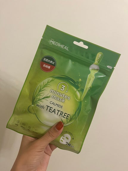 3ミニッツマスク:カーマイド with ティーツリー/MEDIHEAL/シートマスク・パックを使ったクチコミ(1枚目)