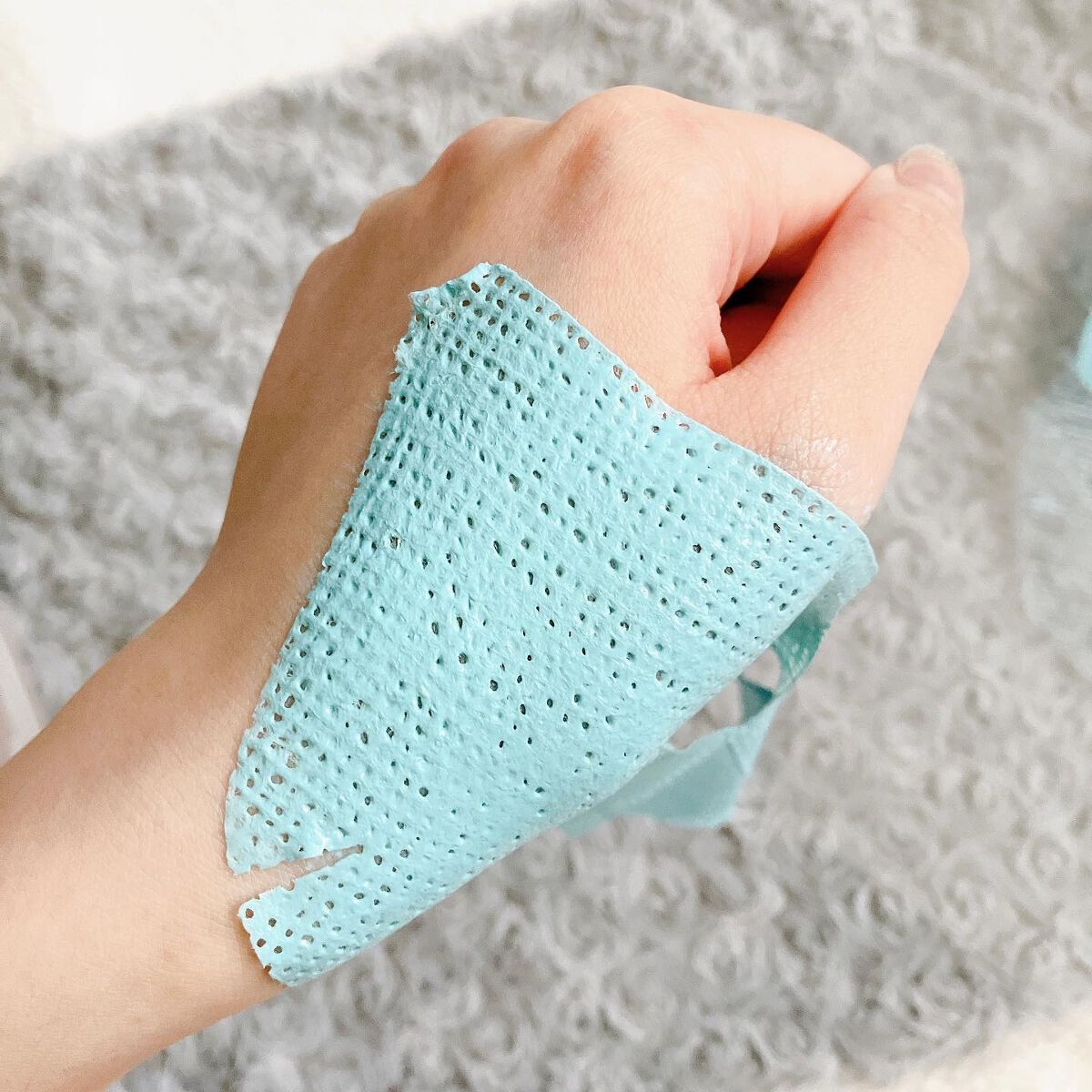 アクアブルー マッドマスク/by : OUR/シートマスク・パックを使ったクチコミ(4枚目)