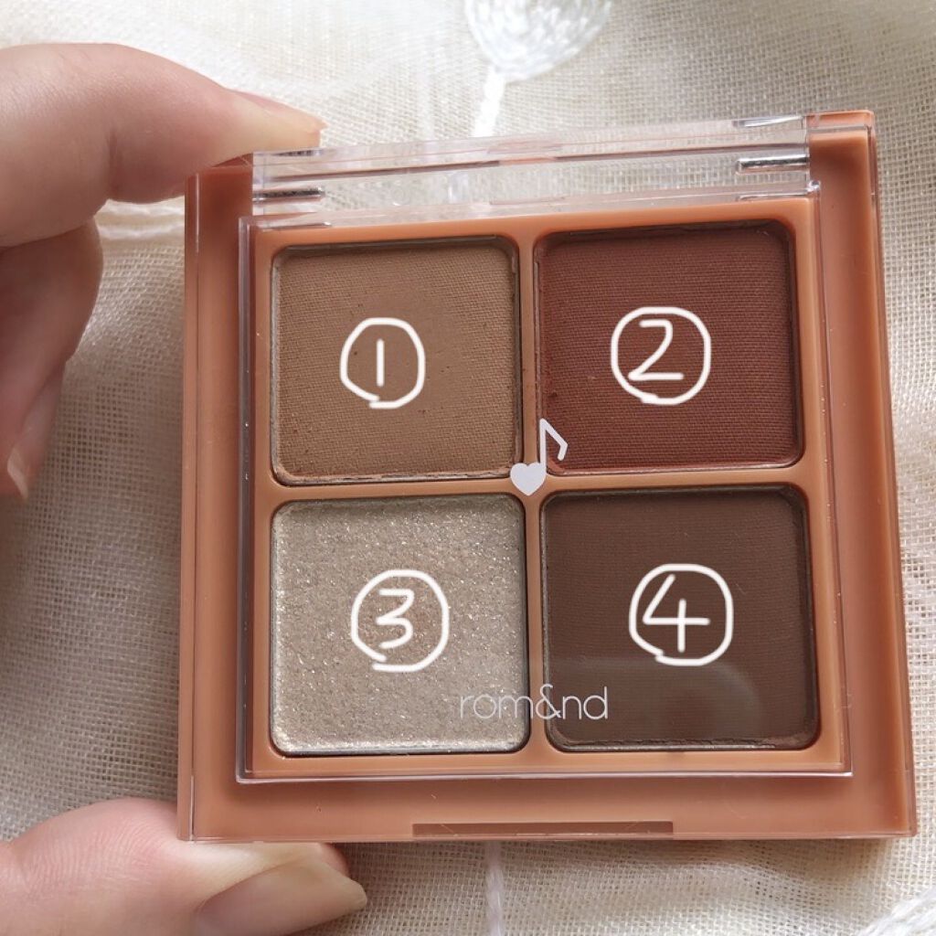 ベターザンアイズ ミュージックシリーズ/rom&nd/アイシャドウパレットを使ったクチコミ（2枚目）