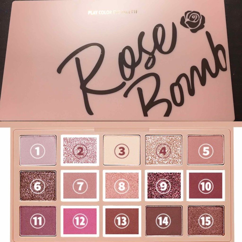 プレイカラーアイパレット ローズボム/ETUDE/アイシャドウパレットを使ったクチコミ（2枚目）
