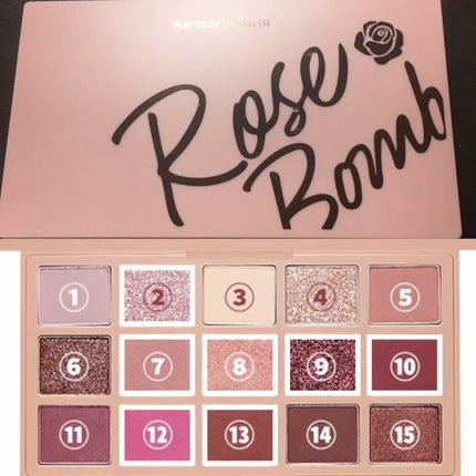 プレイカラーアイパレット ローズボム/ETUDE/アイシャドウパレットを使ったクチコミ(2枚目)