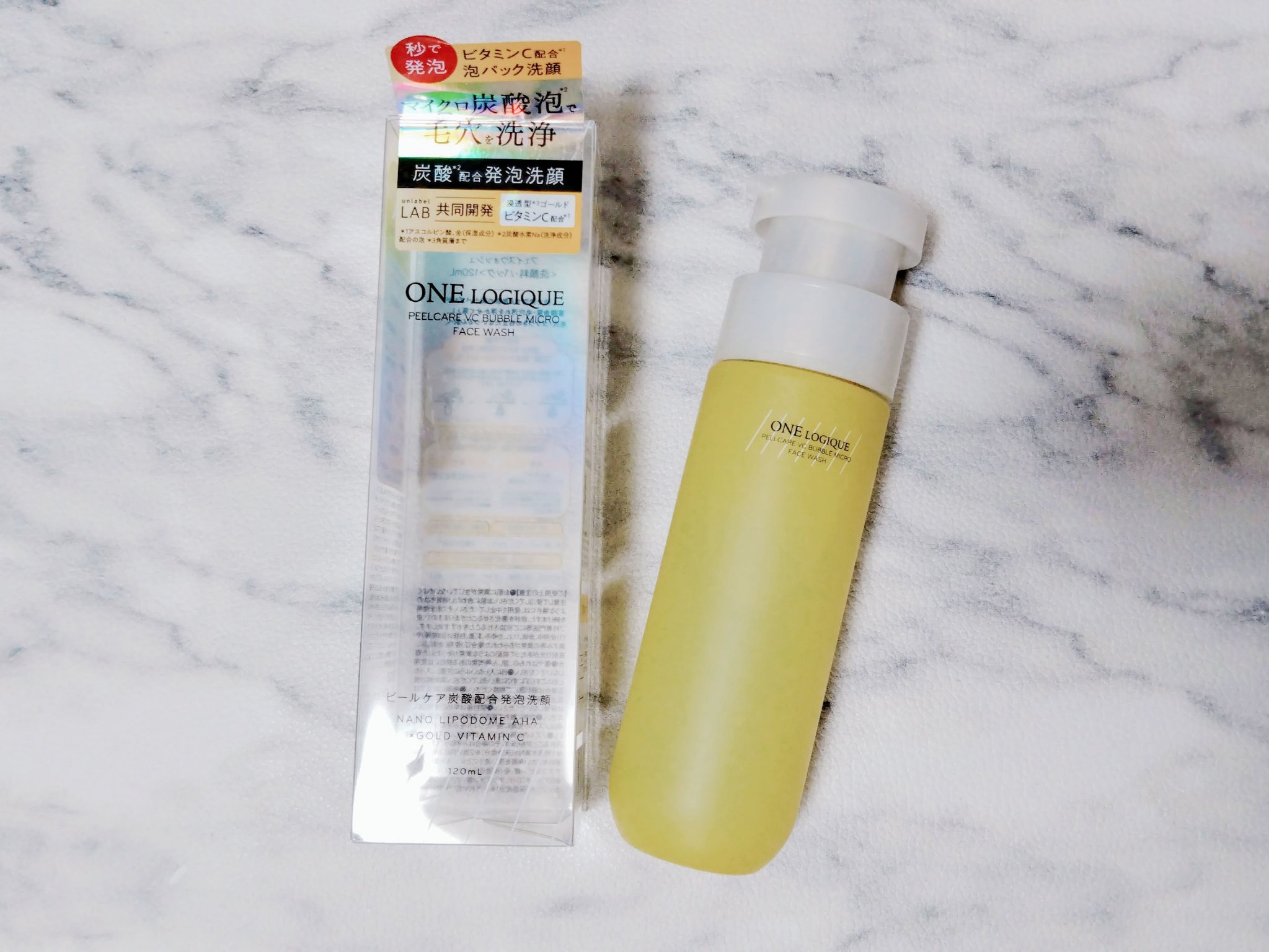  ピールケア VCバブルマイクロ フェイスウォッシュ/ONE LOGIQUE/泡洗顔を使ったクチコミ（1枚目）