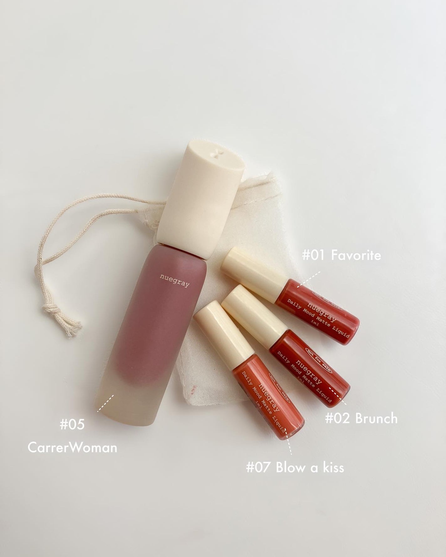 デイリームードマットリキッド/nuegray/リップグロスを使ったクチコミ(4枚目)