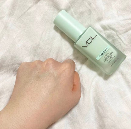 トーンステインカラーコレクティングプライマー/VDL/化粧下地を使ったクチコミ(4枚目)