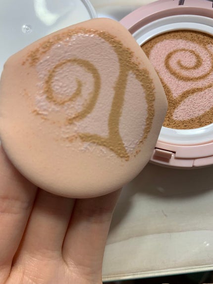 ZEESEA メタバースピンクシリーズ ソフトフォーカスツートンBBクッション/ZEESEA/クッションファンデーションを使ったクチコミ(4枚目)