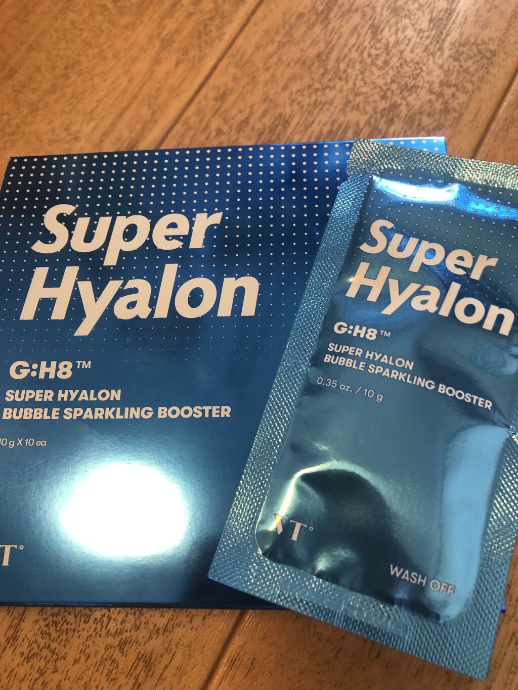 スーパーヒアルロン バブルスパークリングブースター/VT/洗い流すパック・マスクを使ったクチコミ（1枚目）