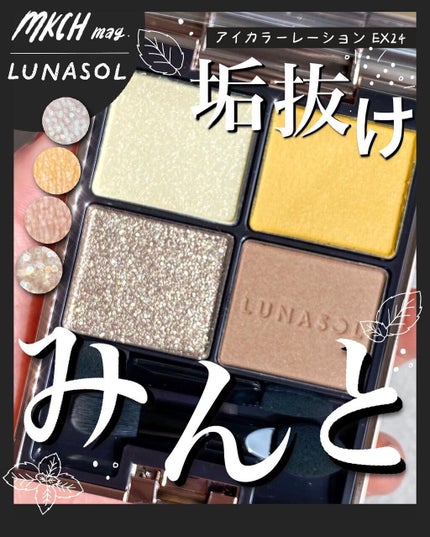 アイカラーレーション/LUNASOL/アイシャドウパレットを使ったクチコミ(1枚目)