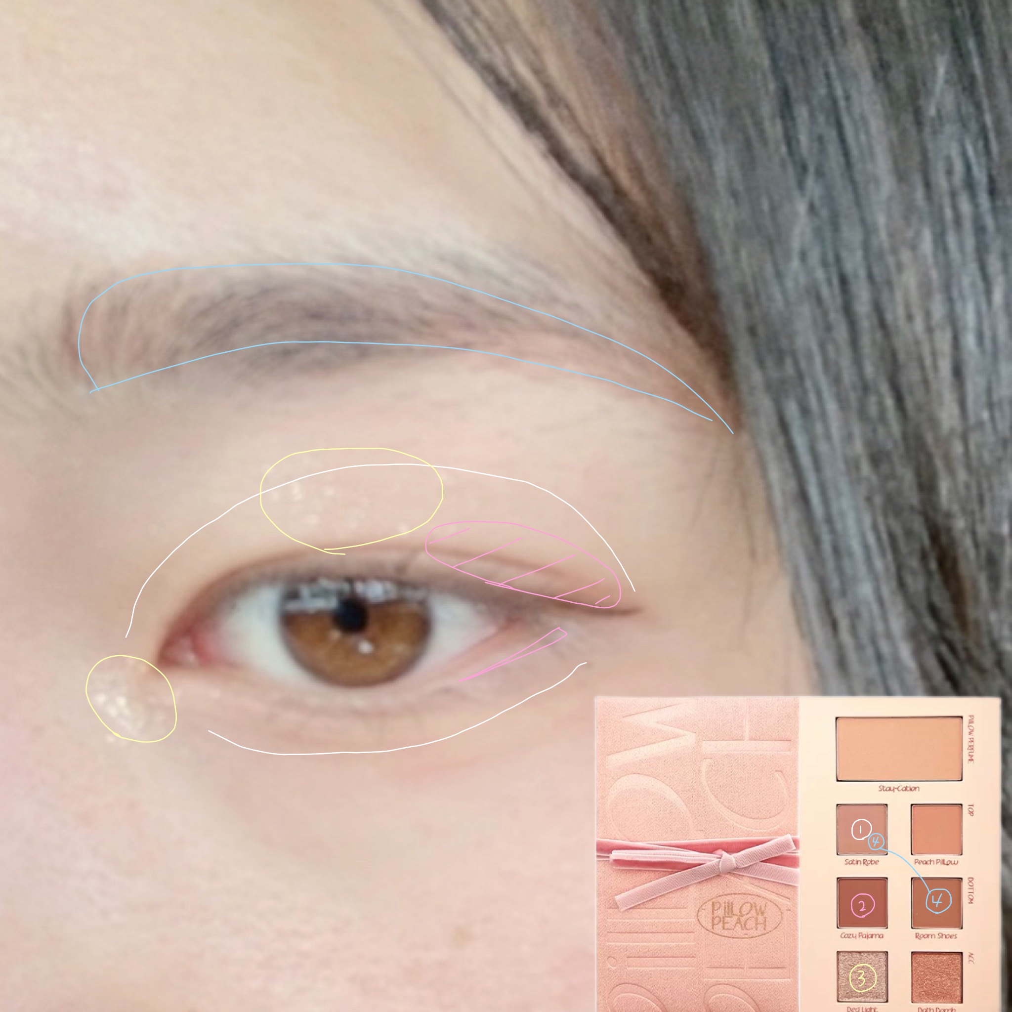 2021 F/Wルックブックパレット Pillow Peach/espoir/アイシャドウパレットを使ったクチコミ（2枚目）