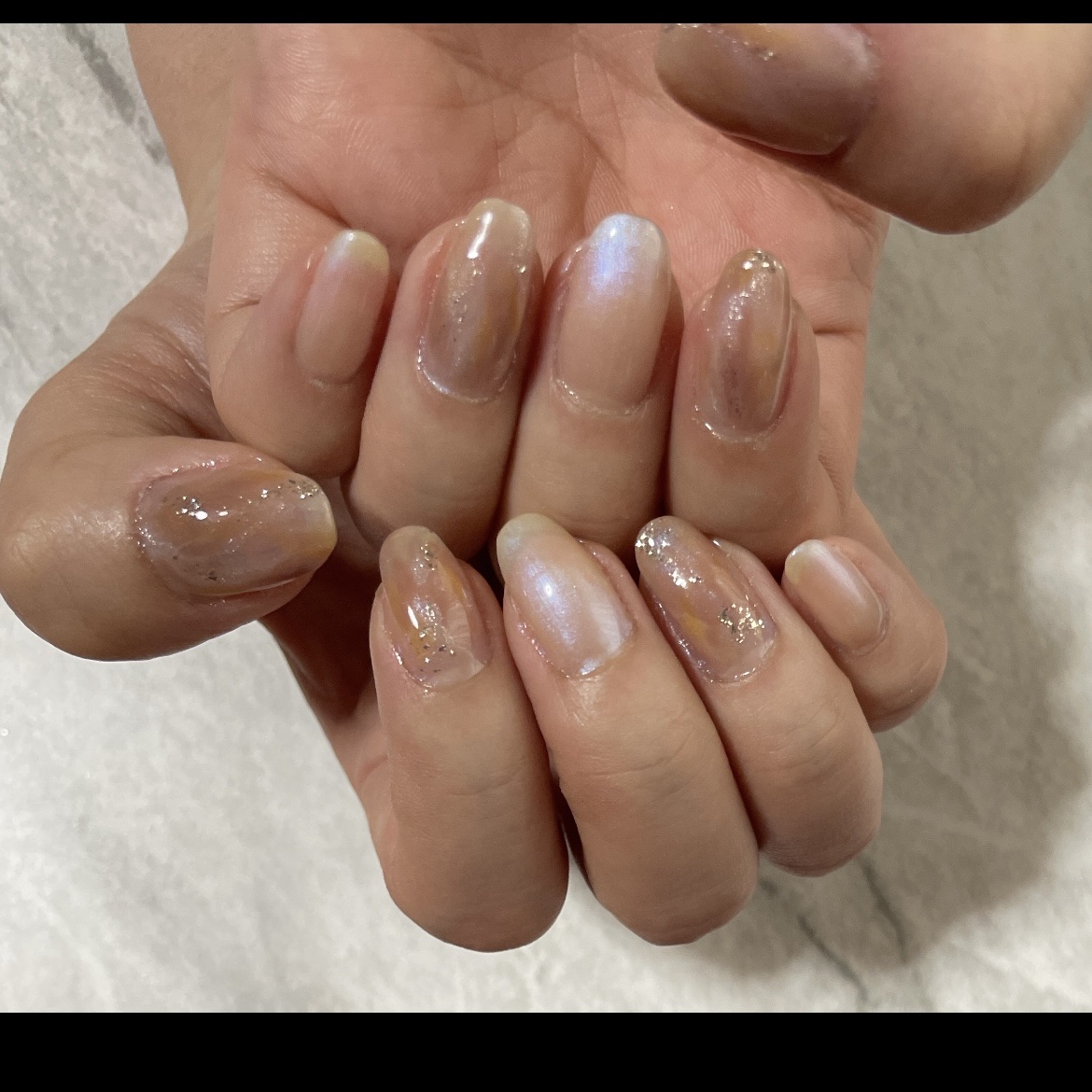 #ネイル,#セルフネイル,#ニュアンスネイル,#ラテネイルのネイルデザイン