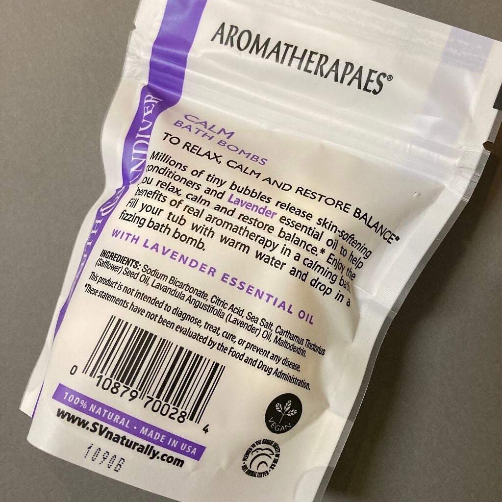 ストレスリリーフバスボム/Smith & Vandiver/入浴剤を使ったクチコミ(2枚目)