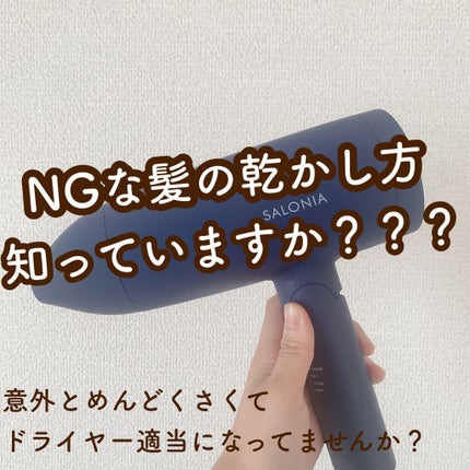 スピーディーイオンドライヤー/SALONIA/ドライヤーを使ったクチコミ(1枚目)