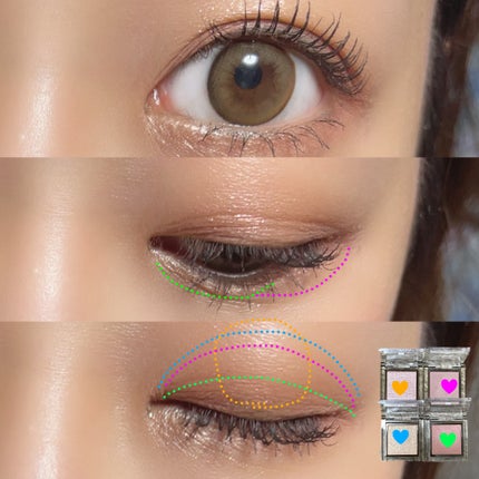 アイプランナー/excel/単色アイシャドウを使ったクチコミ(2枚目)