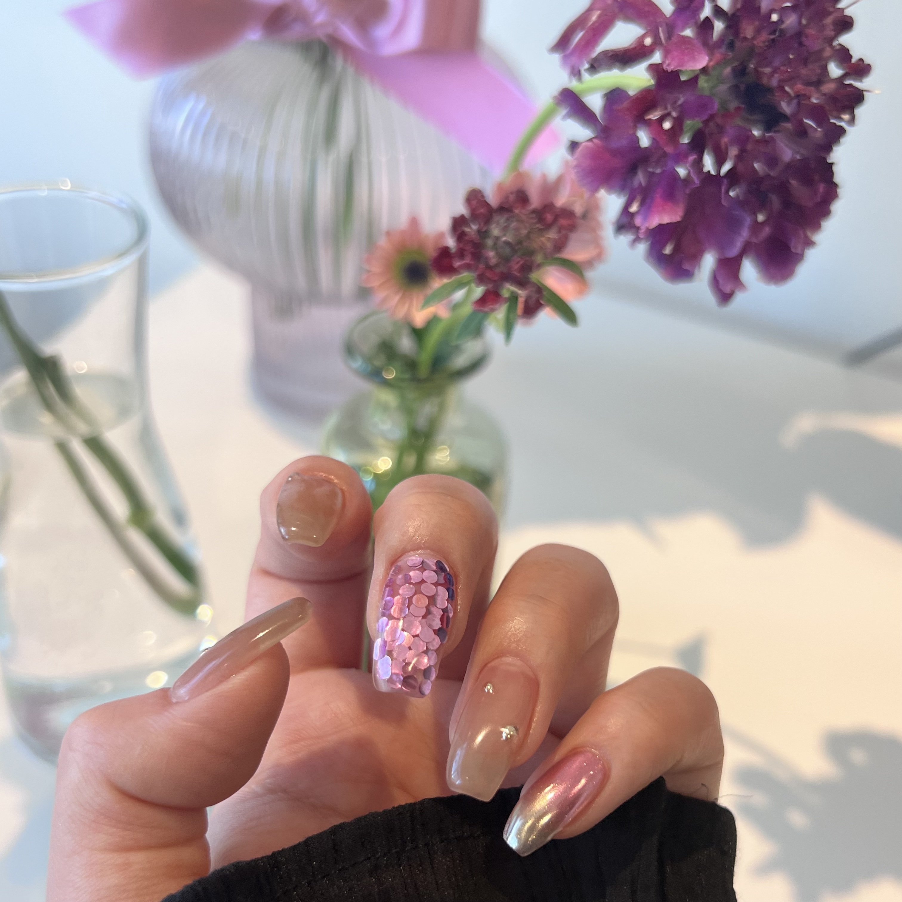 #お洒落ネイル,#トレンドネイル,#海外ネイル,#トレンドネイル,#秋ネイル,#マグネットネイル,#クリスマスネイルのネイルデザイン