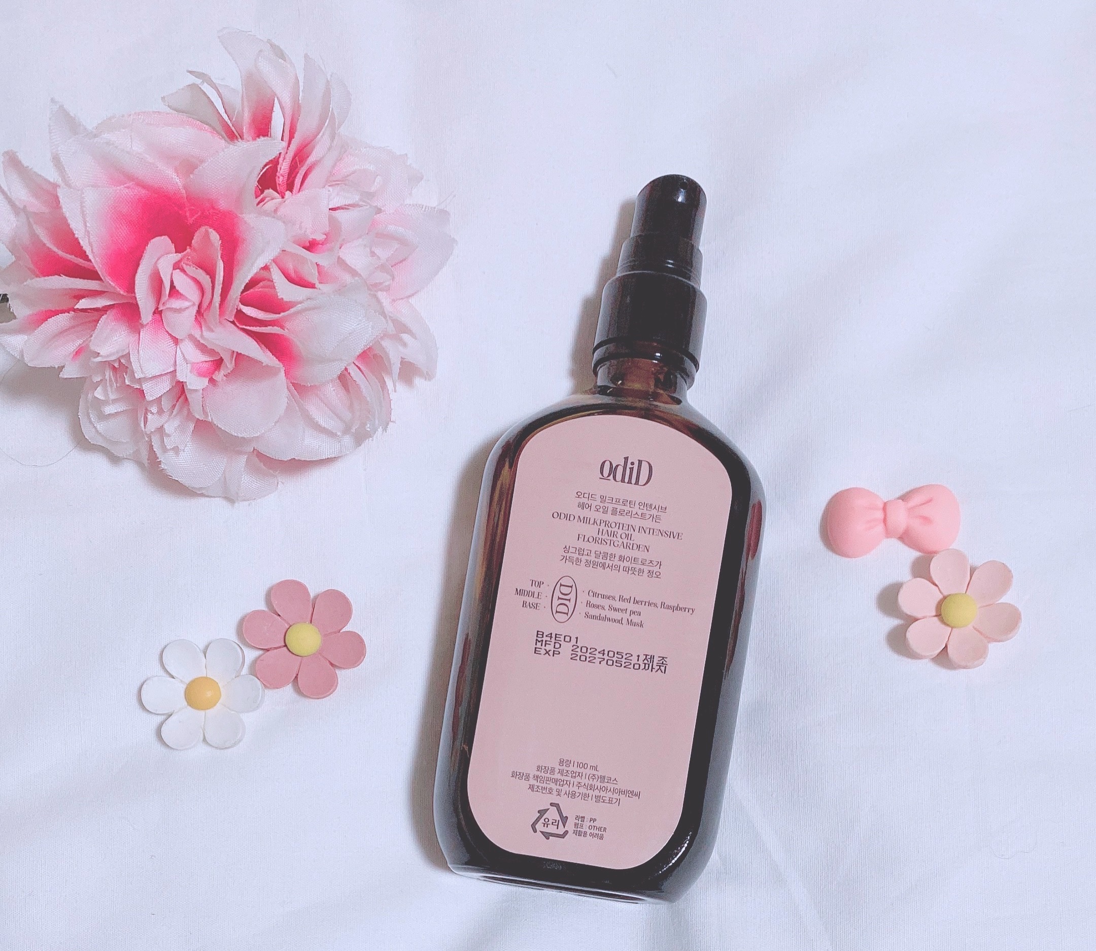 ミルクプロテインインテンシブヘアオイル/odiD/ヘアオイルを使ったクチコミ（2枚目）