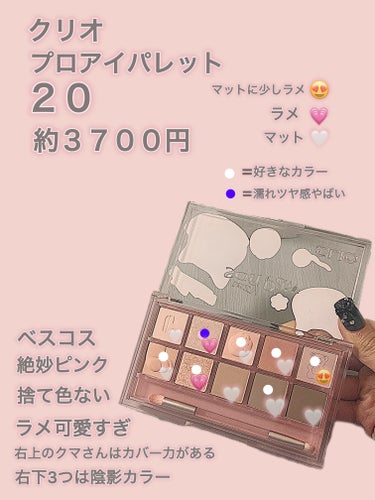 プロ アイ パレット 20 LAZY SOFT PAW/CLIO/アイシャドウパレットを使ったクチコミ（2枚目）