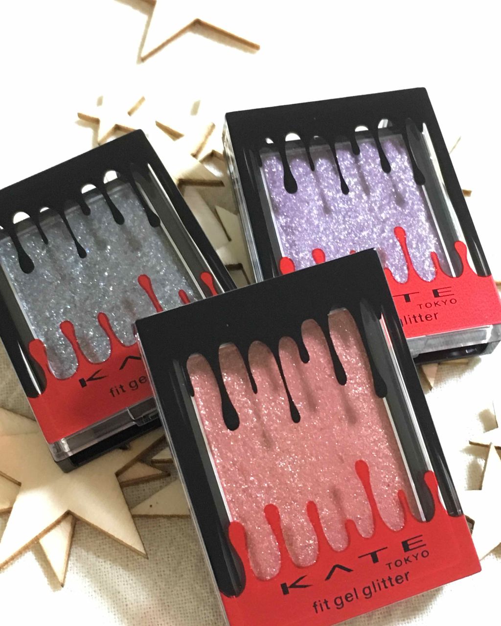 フィットジェルグリッター/KATE/ジェル・クリームアイシャドウを使ったクチコミ(1枚目)