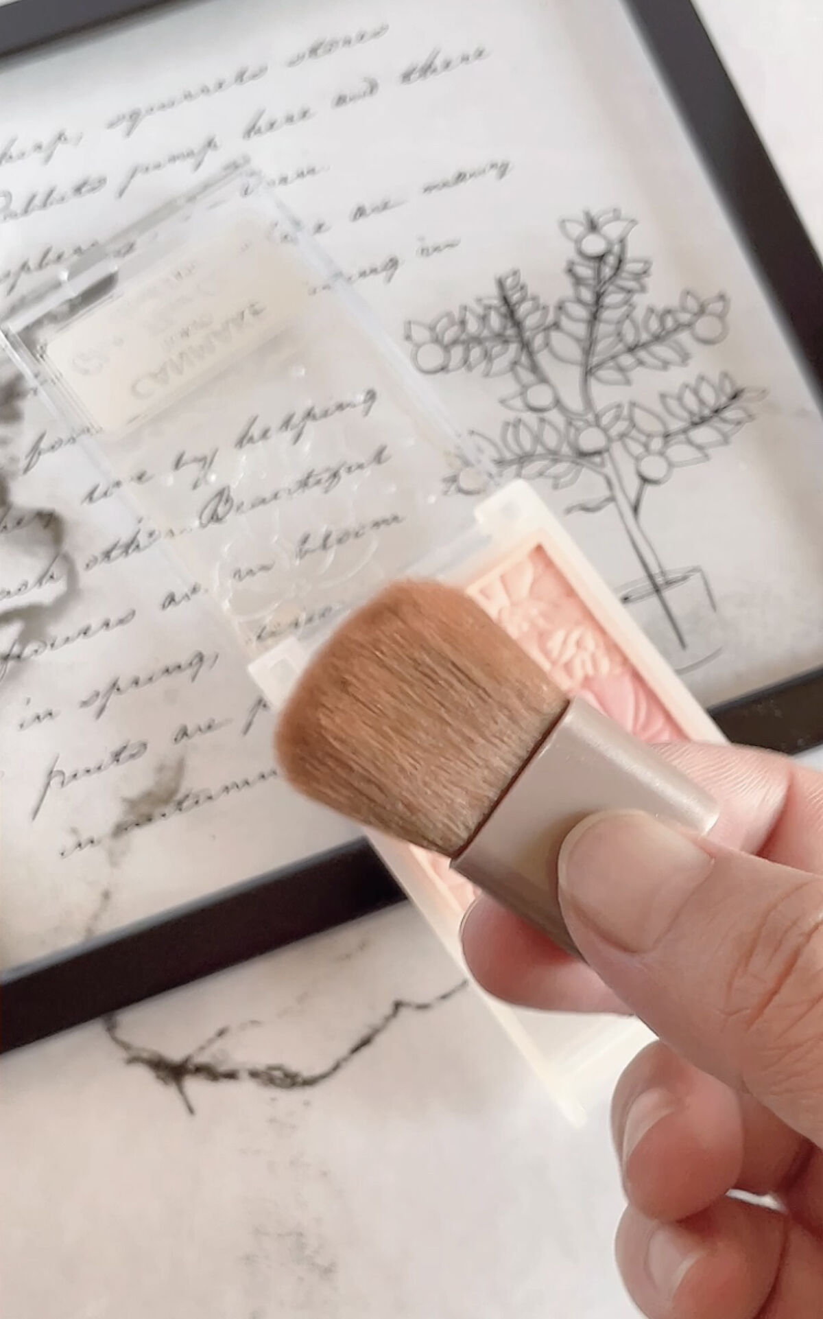 グロウフルールチークス（ブレンドタイプ）/キャンメイク/パウダーチークを使ったクチコミ（2枚目）