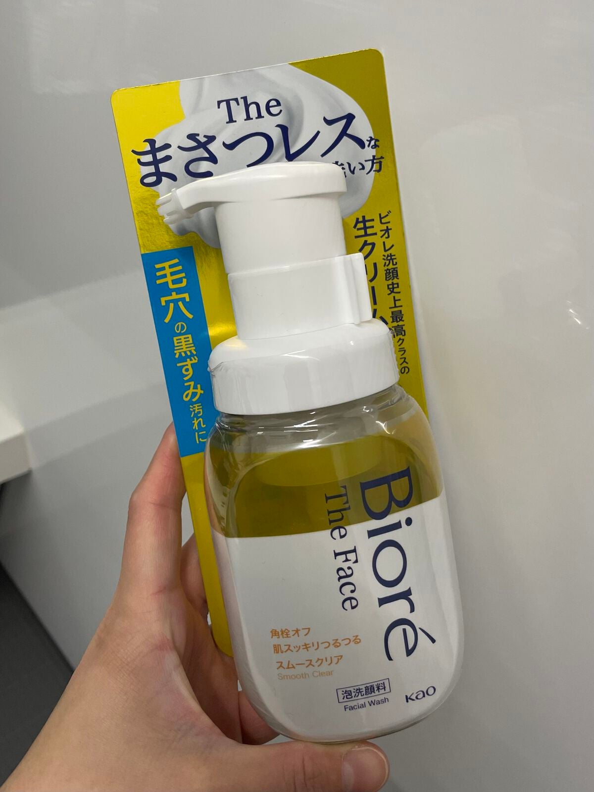 ビオレ ザフェイス 泡洗顔料 スムースクリア/ビオレ/泡洗顔を使ったクチコミ(2枚目)