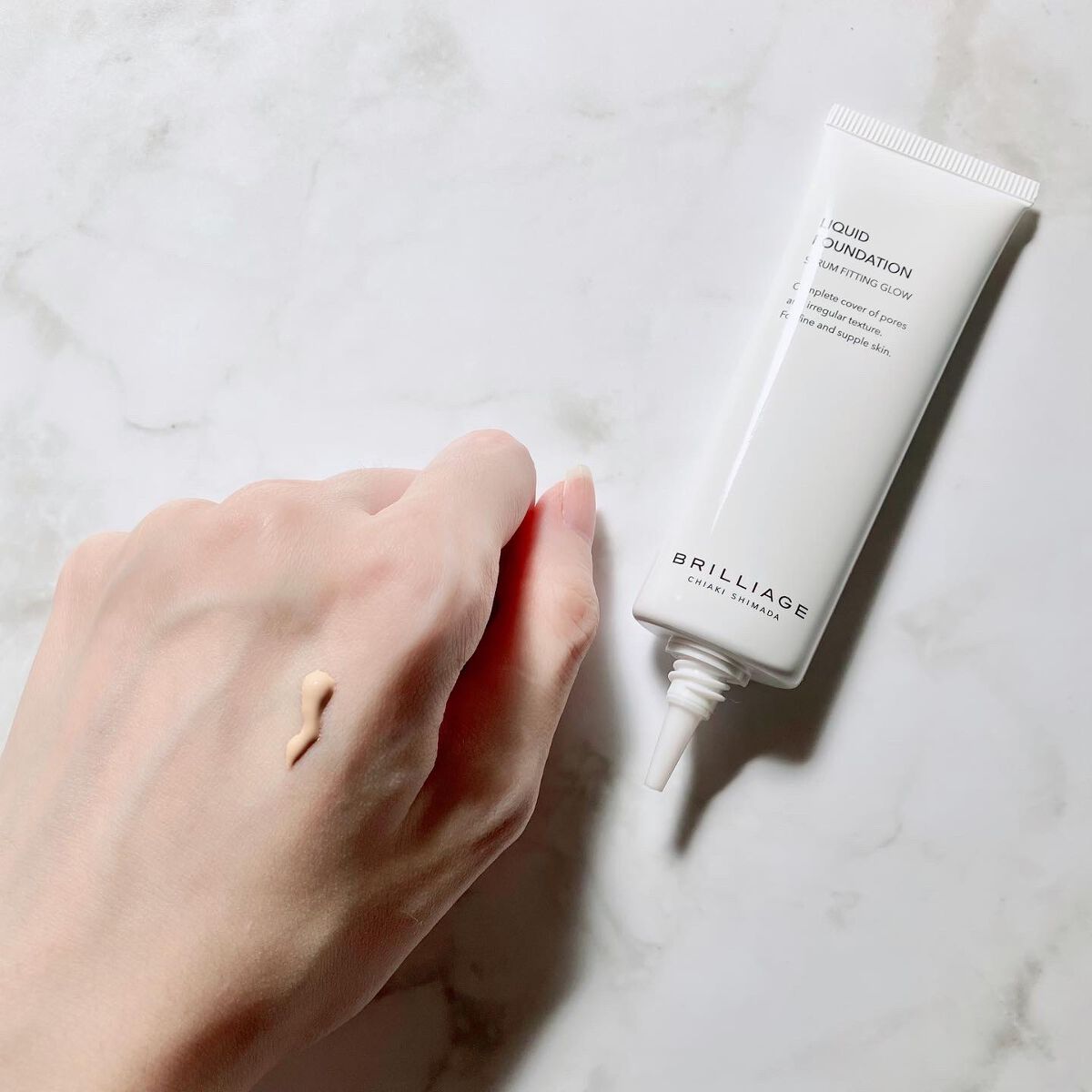 リキッドファンデーション セラム フィッティング グロウ/ブリリアージュ/リキッドファンデーションを使ったクチコミ(3枚目)