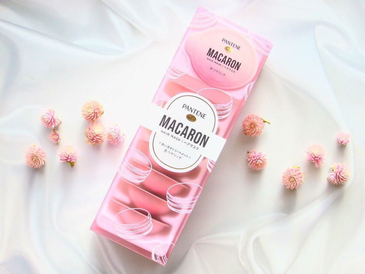パンテーンマカロン ヘアマスク 色つやリッチ/パンテーン/ヘアマスク・ヘアパックを使ったクチコミ(1枚目)