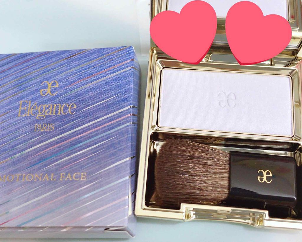 エモーショナル フェイス/Elégance/パウダーチークを使ったクチコミ(1枚目)