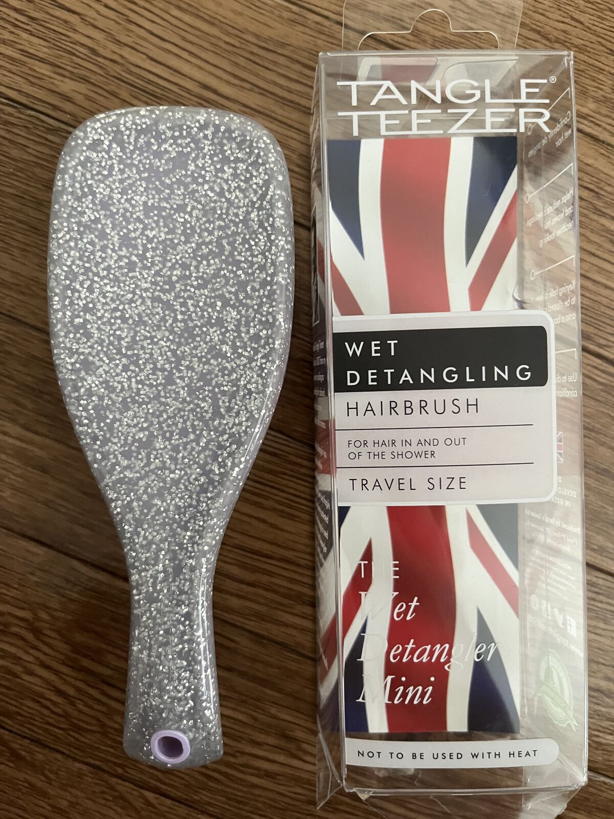 タングルティーザー ザ・アルティメットディタングラー ミニ アイリススパークル/TANGLE TEEZER/ヘアブラシを使ったクチコミ（3枚目）