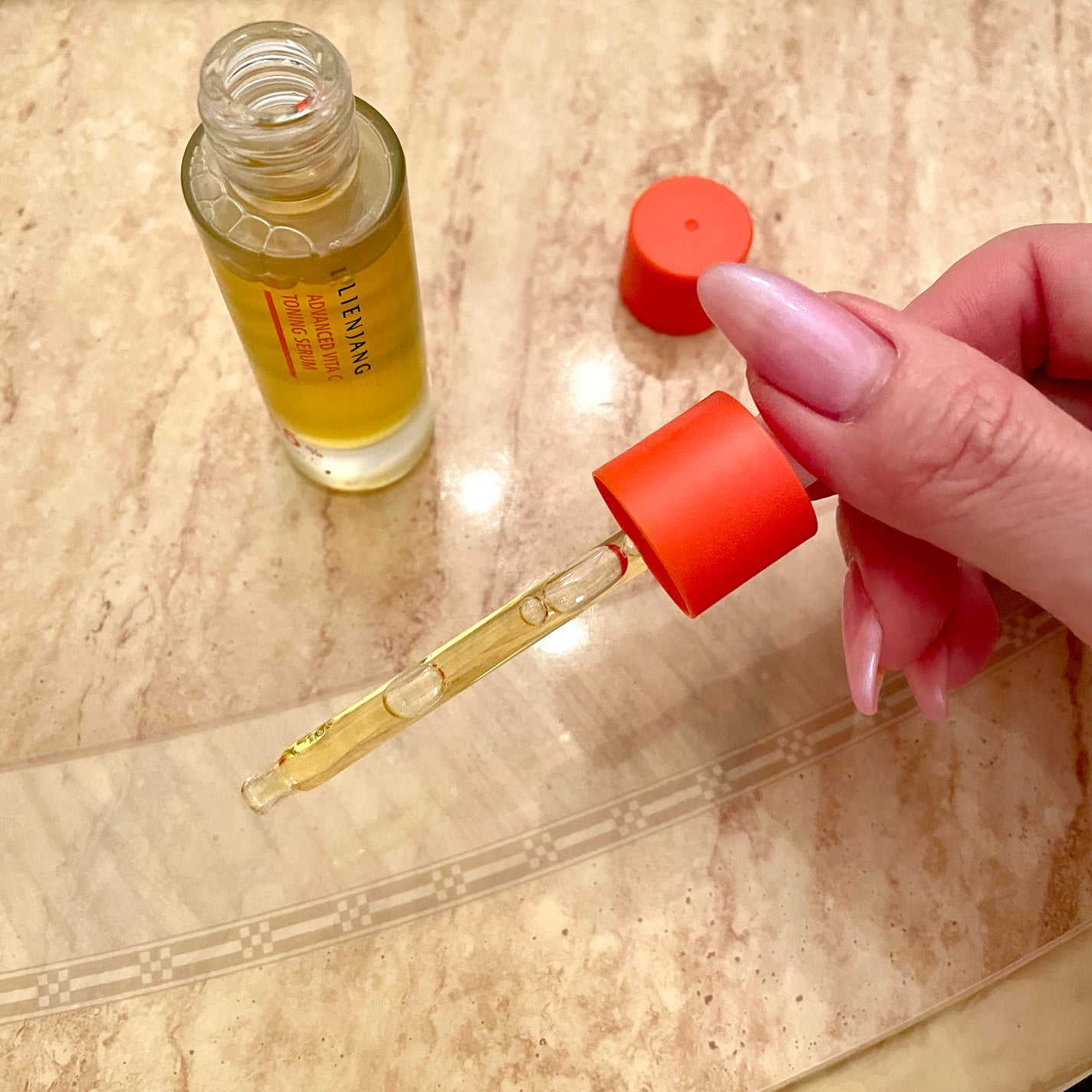 アドバンスド ビタC トーニング セラム14.5/リエンジャン/美容液を使ったクチコミ(4枚目)