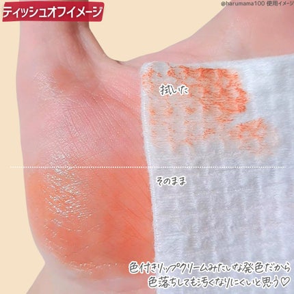 ステイオンバームルージュ(ティントタイプ)/キャンメイク/リップティントを使ったクチコミ(4枚目)