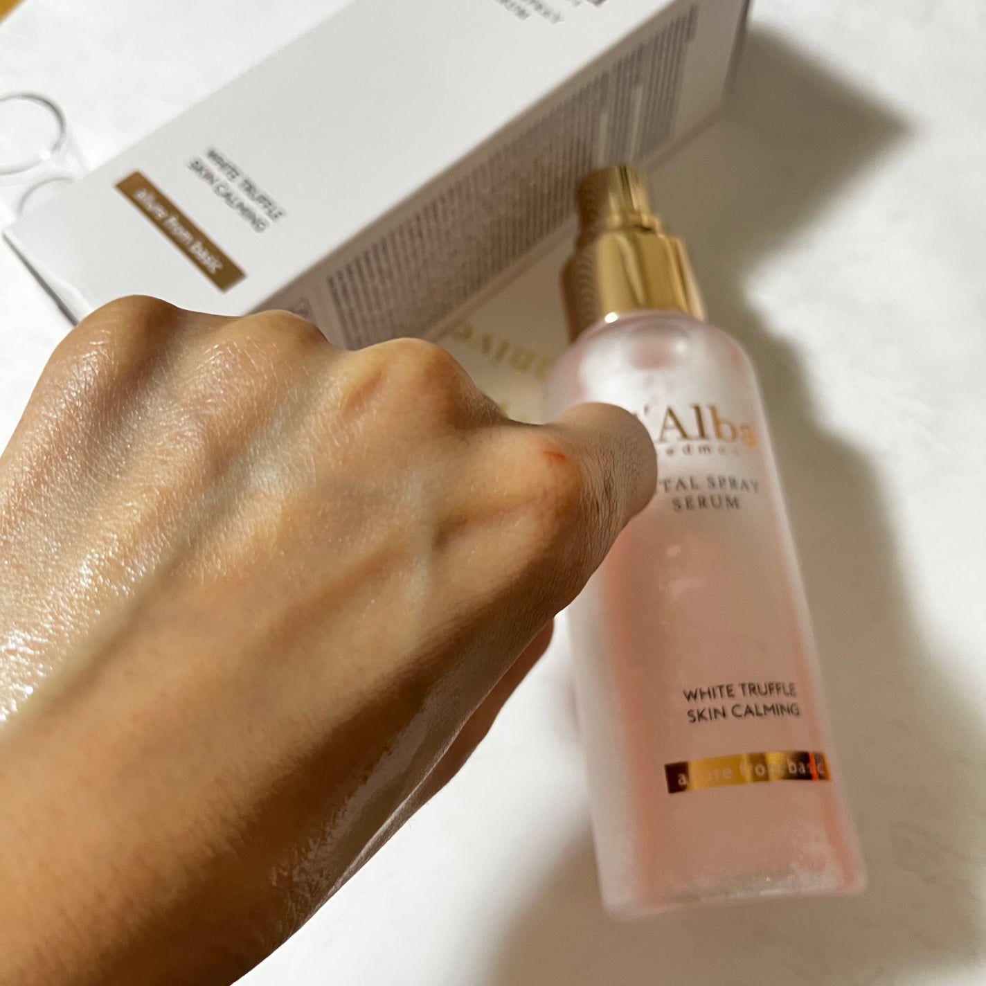ダルバ ホワイトトリュフバイタルスプレーセラム/ダルバ/ミスト状化粧水を使ったクチコミ(3枚目)