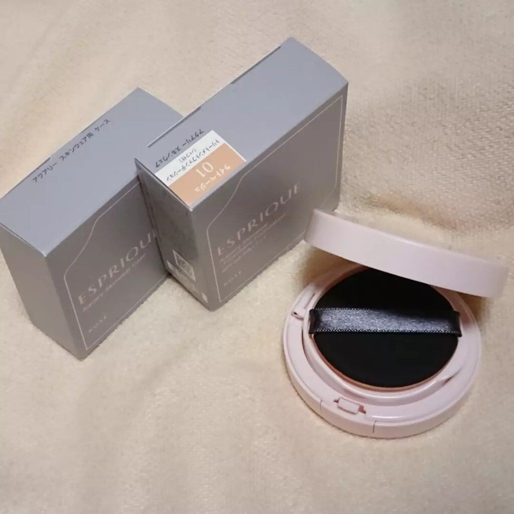 アクアリースキンウェア/ESPRIQUE/クッションファンデーションを使ったクチコミ(2枚目)