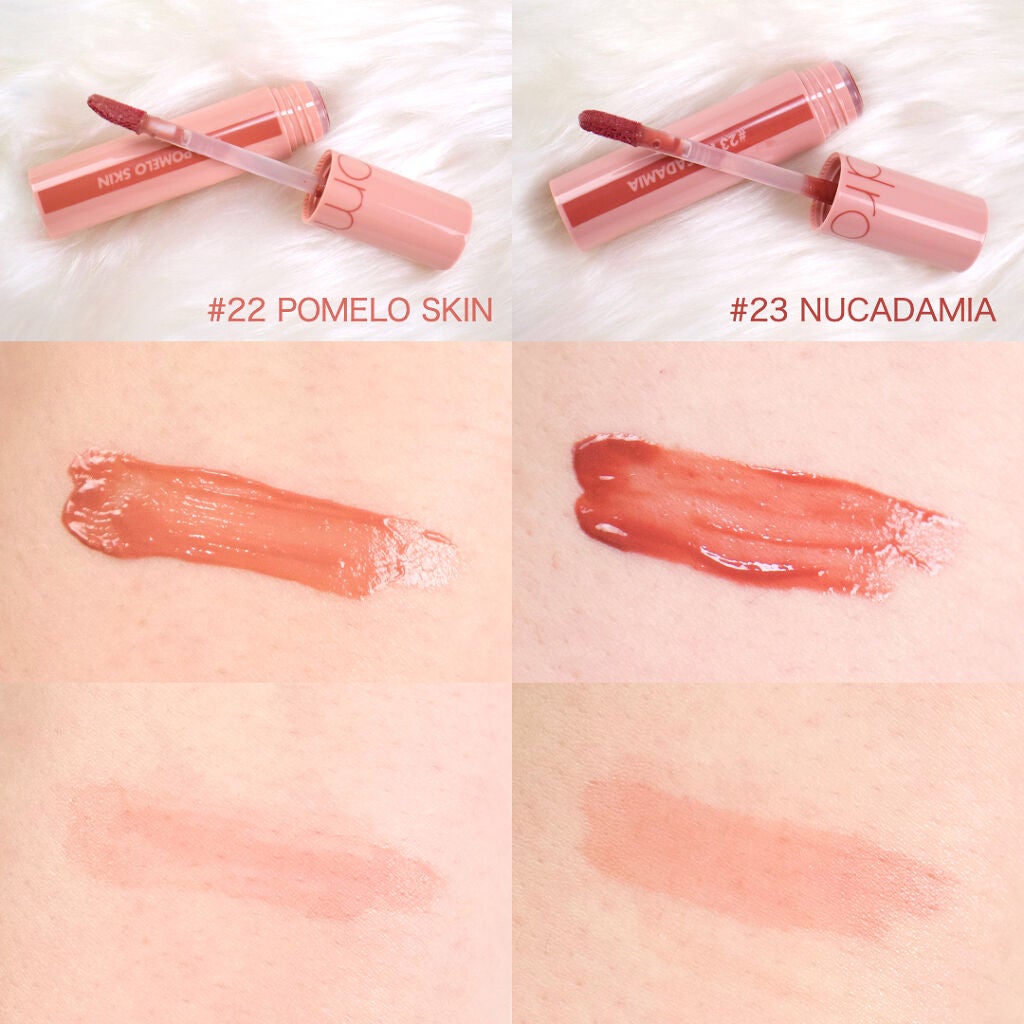 ジューシーラスティングティント/rom&nd/リップティントを使ったクチコミ(2枚目)