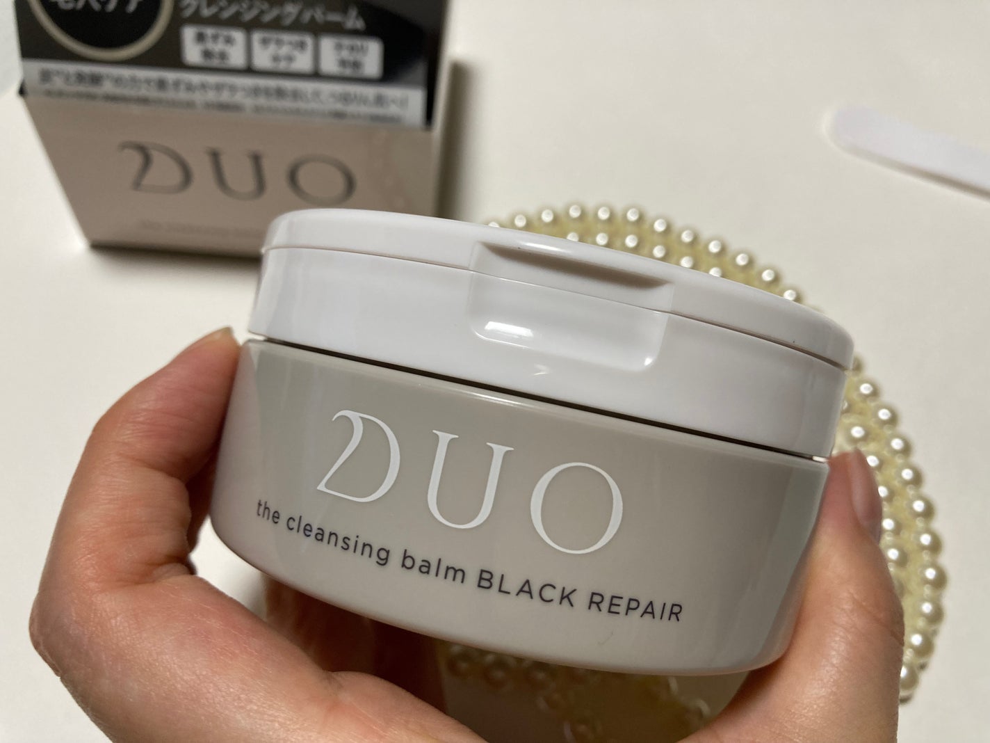 デュオ ザ クレンジングバーム ブラックリペア /DUO/クレンジングバームを使ったクチコミ(3枚目)