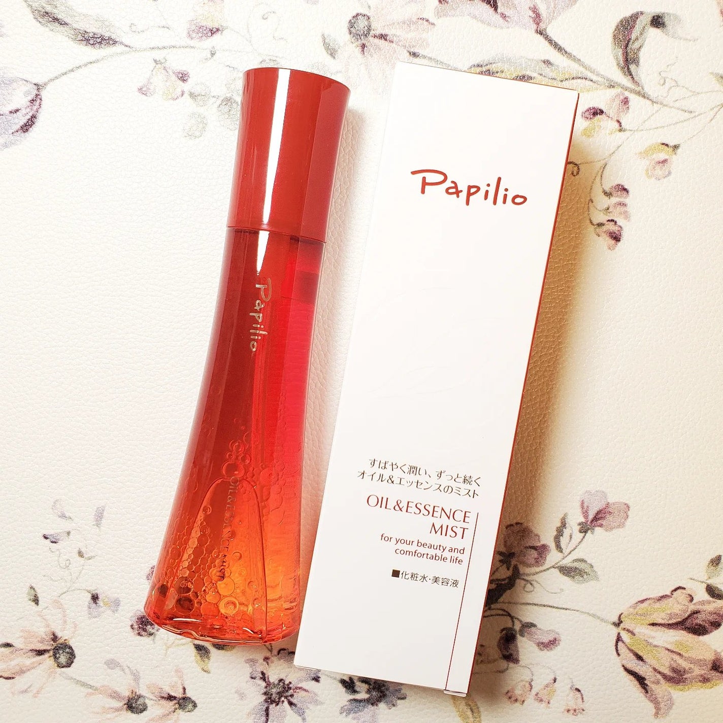 オイル&エッセンス ミスト/Papilio/ミスト状化粧水を使ったクチコミ(1枚目)