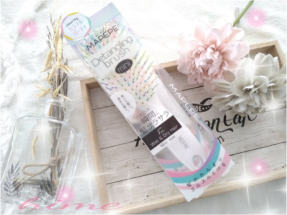 デタングリングブラシミニ/マペペ/ヘアブラシを使ったクチコミ(1枚目)