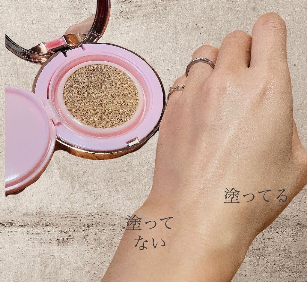 ピンクティーツリーカバークッション/APLIN/クッションファンデーションを使ったクチコミ(2枚目)