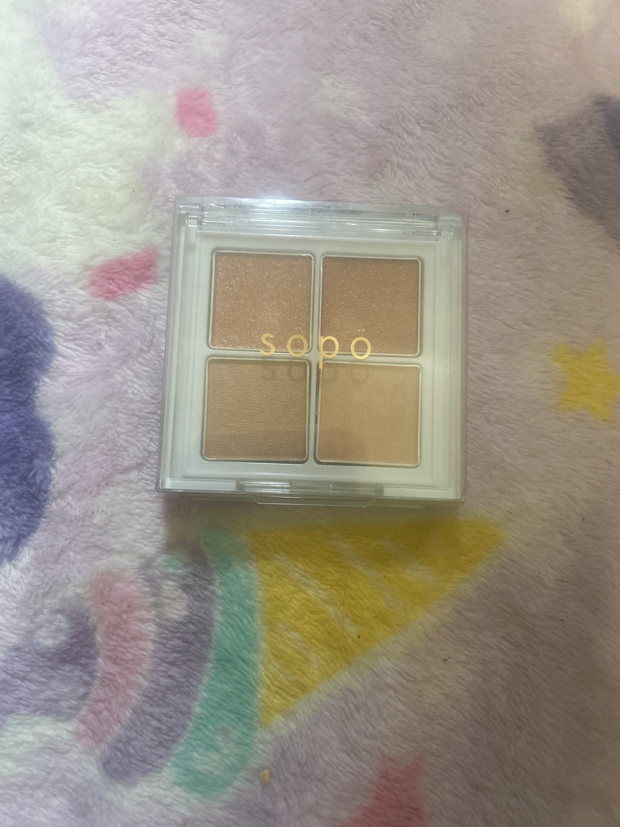 アイパレット 04 ダズルベージュ/sopo/アイシャドウパレットを使ったクチコミ（1枚目）