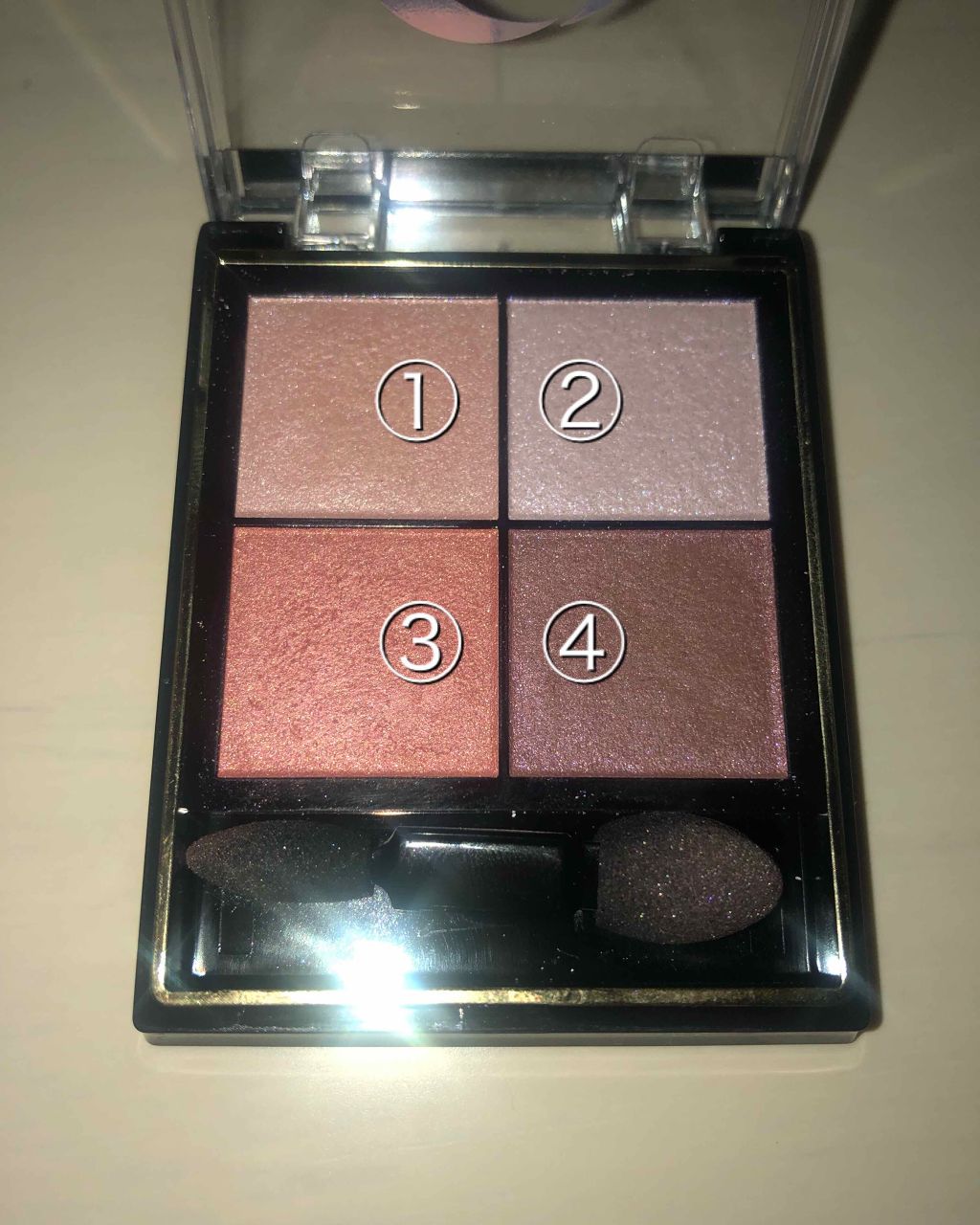 リアルクローズシャドウ/excel/アイシャドウパレットを使ったクチコミ(2枚目)