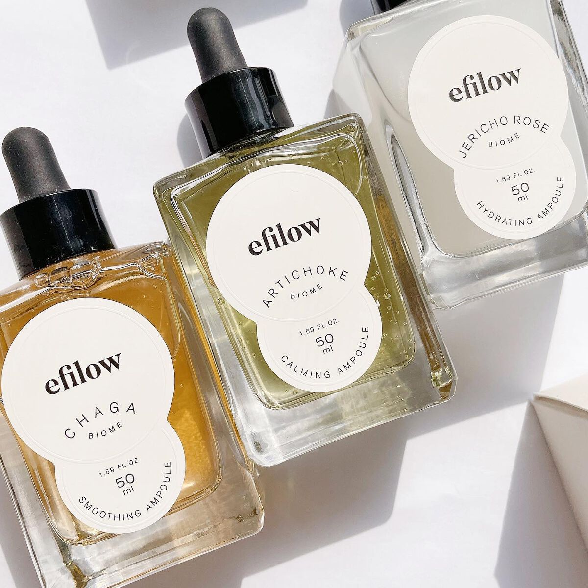 efilowの美容液 キメケア カバノアナタケバイオームアンプル他