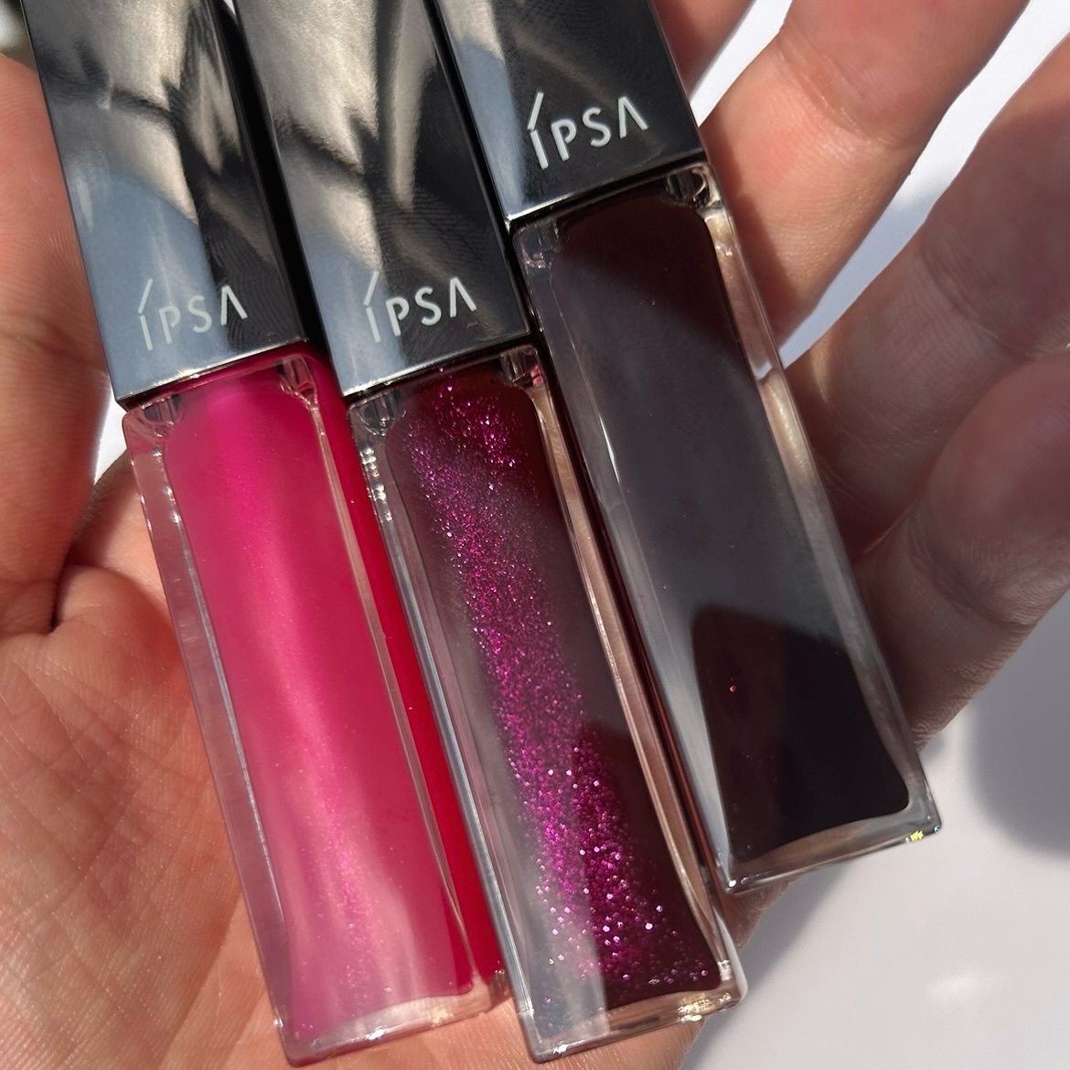 リップオイルe LE 02 クリアピンク/IPSA/リップグロスを使ったクチコミ（2枚目）