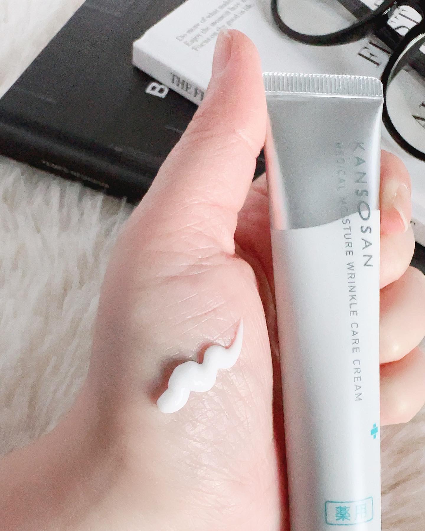 乾燥さん 乾燥さん 薬用リンクルケアクリーム 【医薬部外品】のクチコミ「・
・
#PR
#BCLカンパニー
・
・
目元・口元に使いやすいのが嬉しい♩

＠bcl_c.....」（3枚目）