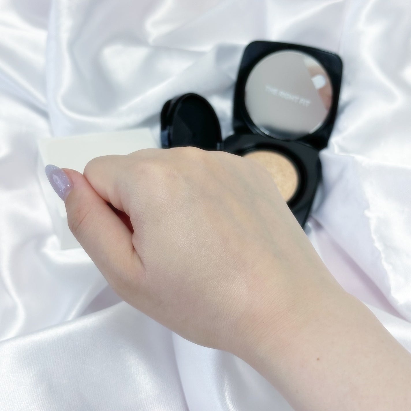 レイヤリングフィット グロークッションEX/TFIT/クッションファンデーションを使ったクチコミ(2枚目)