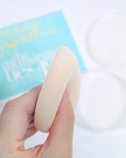 マシュマロパフ/シャープスタイル/パフ・スポンジを使ったクチコミ(5枚目)